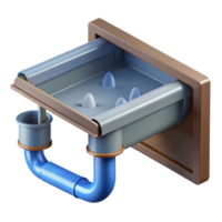 immaculate joyful avant-garde Eaves trough, gutter, rainwater drainage, NO BACKGROUND with Transparent Background. luxury png