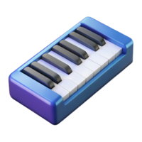 radiant joyful organic A piano key, single, NO BACKGROUND with Transparent Background. premium png
