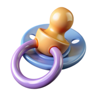 wonderful dynamic retro A baby's pacifier, NO BACKGROUND with Transparent Background. flawless png