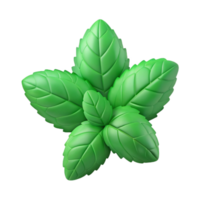 immaculate unparalleled Fresh mint leaves NO BACKGROUND with Transparent Background. png