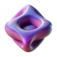 pristine exemplary A stylized abstract shape. NO BACKGROUND with Transparent Background. png