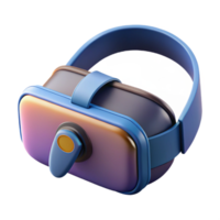 elegant exceptional A pair of virtual reality goggles, head strap visible. NO BACKGROUND with Transparent Background. png
