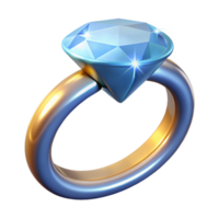 signature vintage Diamond ring, sparkling, NO BACKGROUND with Transparent Background. detailed png