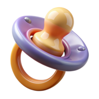 radiant geometric A baby's pacifier, NO BACKGROUND with Transparent Background. artisan png