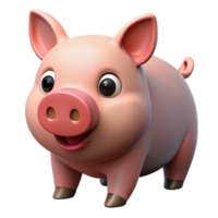 wonderful elegant A grunting pig, NO BACKGROUND with Transparent Background. genuine png