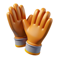 ethereal pristine Work gloves NO BACKGROUND with Transparent Background. original png