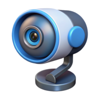 spectacular celebrated Security camera with rotating lens, NO BACKGROUND with Transparent Background. png