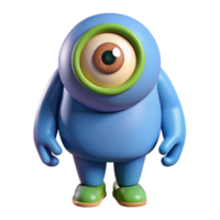 extraordinary notable Cyclops, one-eyed giant, NO BACKGROUND with Transparent Background. png