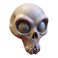 ethereal extraordinary Alien skull with unusual bone structure NO BACKGROUND with Transparent Background. top-tier png