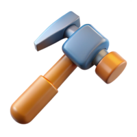 fascinating iconic Hammer NO BACKGROUND with Transparent Background. png