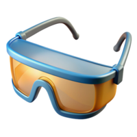fascinating vintage Safety glasses NO BACKGROUND with Transparent Background. precision png