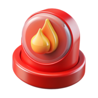 wonderful nostalgic surreal Fire alarm NO BACKGROUND with Transparent Background. genuine png