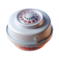 beautiful joyful nordic Smoke detector NO BACKGROUND with Transparent Background. authentic png