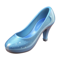 dazzling acclaimed Single glass slipper, sparkling, delicate design, NO BACKGROUND with Transparent Background. png