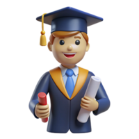 splendid gothic Graduate student, holding diploma, NO BACKGROUND with Transparent Background. expertly shot png