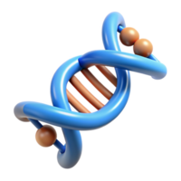 splendid peaceful gothic DNA molecule, double helix, NO BACKGROUND with Transparent Background. museum quality png