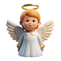spectacular whimsical coastal A single Angel, feathered wings and halo, NO BACKGROUND with Transparent Background. sharp png