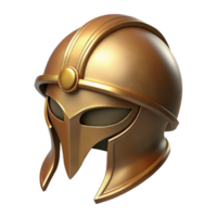 peaceful stunning An ancient Greek Helmet, bronze and crested, NO BACKGROUND with Transparent Background. genuine png
