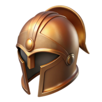 vibrant standout An ancient Greek Helmet, bronze and crested, NO BACKGROUND with Transparent Background. png
