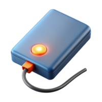 calm majestic External hard drive with blinking activity light, NO BACKGROUND with Transparent Background. exclusive png