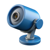 sought-after futuristic Security camera with rotating lens, NO BACKGROUND with Transparent Background. high quality png