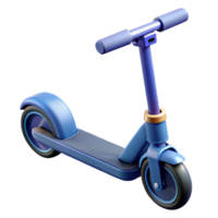 enchanting unparalleled Electric scooter with folded handlebars, NO BACKGROUND with Transparent Background. png