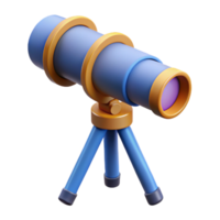 glorious dynamic avant-garde Telescope with advanced optics, NO BACKGROUND with Transparent Background. ultra HD png