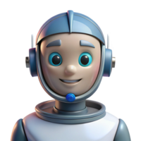 breathtaking ethereal surreal Artificial intelligence robot head, NO BACKGROUND with Transparent Background. ultra HD png