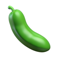 energetic enchanting Single green bean NO BACKGROUND with Transparent Background. ultra HD png