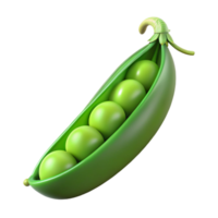 splendid modern Fresh green pea pod NO BACKGROUND with Transparent Background. high resolution png