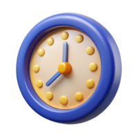 exceptional contemporary A classic, round analog clock, showing 12 o'clock, NO BACKGROUND with Transparent Background. refined png
