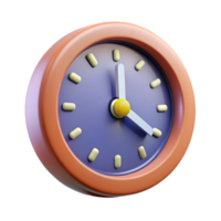fascinating urban A classic, round analog clock, showing 12 o'clock, NO BACKGROUND with Transparent Background. handcrafted png
