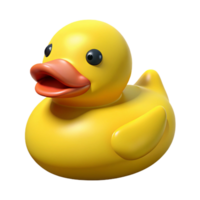 unparalleled elegant A single, yellow rubber duck, NO BACKGROUND with Transparent Background. top-tier png