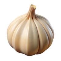 spectacular reflective organic A single, peeled clove of garlic, NO BACKGROUND with Transparent Background. impeccable png