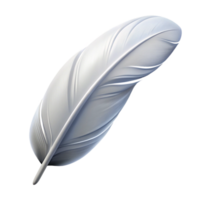 joyful wonderful A single, white feather, floating, NO BACKGROUND with Transparent Background. top-tier png