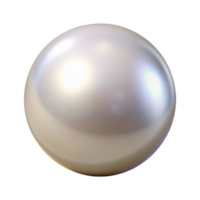 alluring coveted A single, white pearl, perfectly round, NO BACKGROUND with Transparent Background. png