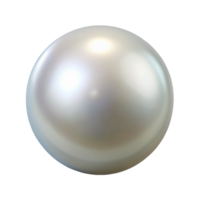 coveted modern A single, white pearl, perfectly round, NO BACKGROUND with Transparent Background. authentic png