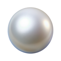 beautiful harmonious elegant A single, white pearl, perfectly round, NO BACKGROUND with Transparent Background. sharp png