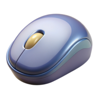 splendid memorable A single computer mouse, ergonomic design. NO BACKGROUND with Transparent Background. png