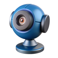 joyful fascinating A high-definition webcam, widescreen lens. NO BACKGROUND with Transparent Background. high resolution png