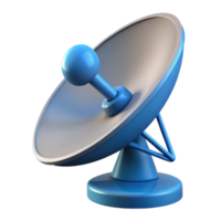 reflective glorious A satellite dish, parabolic antenna. NO BACKGROUND with Transparent Background. gallery standard png