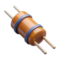 notable baroque A resistor, electronic component. NO BACKGROUND with Transparent Background. perfect clarity png