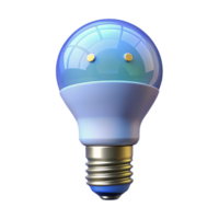 immaculate exemplary A smart light bulb, LED technology. NO BACKGROUND with Transparent Background. png