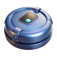 hypnotic baroque A robot vacuum cleaner. NO BACKGROUND with Transparent Background. sharp png