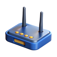 vibrant passionate geometric A wireless router, network device. NO BACKGROUND with Transparent Background. precision png