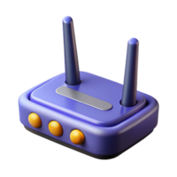 rare tropical A wireless router, network device. NO BACKGROUND with Transparent Background. 4K png