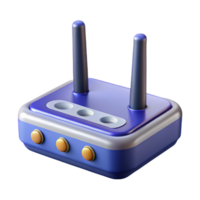 spectacular melancholic tropical A wireless router, network device. NO BACKGROUND with Transparent Background. precision png