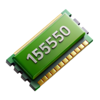reflexivo tirar o fôlego RAM módulos, computador memória. não fundo com transparente fundo. feito à mão png