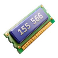 distinctive industrial RAM modules, computer memory. NO BACKGROUND with Transparent Background. masterfully captured png