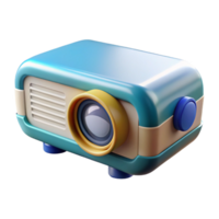 magnificent bold futuristic A projector, presentation device. NO BACKGROUND with Transparent Background. professional png